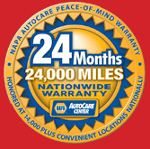 Napa 24 Month Nationwide Warranty